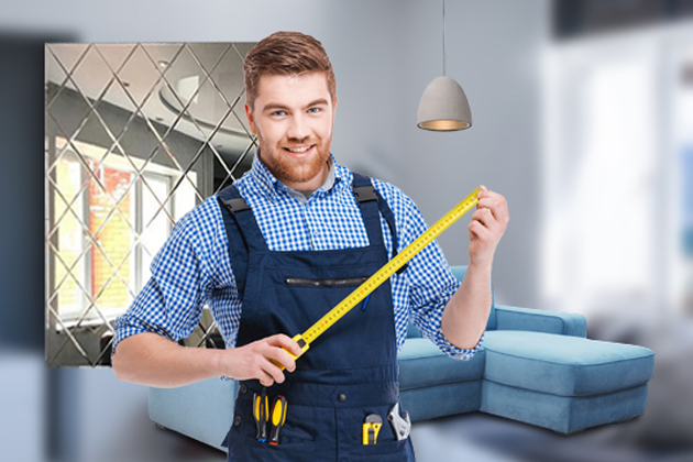 Монтаж зеркальной плитки Монтаж зеркальной плитки